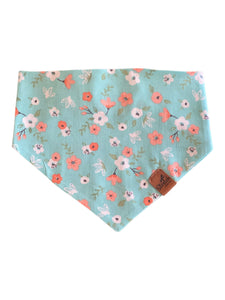 Country Blue Floral Stretchdanna