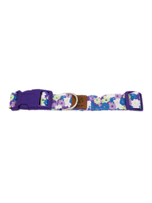 Purple Floral Collar